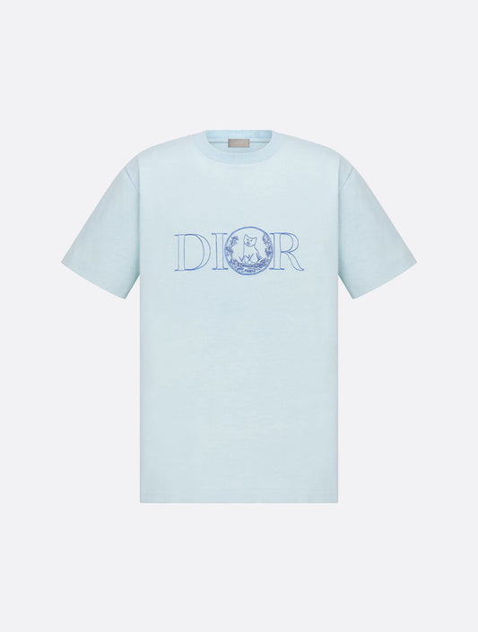 DIOR AND HYLTON NEL T-Shirt, Relaxed Fit - Blue