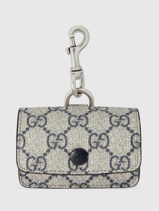 GG Waste Bag Holder - Beige and Blue