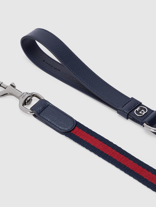 Large Pet Leash - Blue and Red (hover)