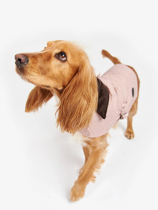 Quilted Dog Coat - Pink (hover)