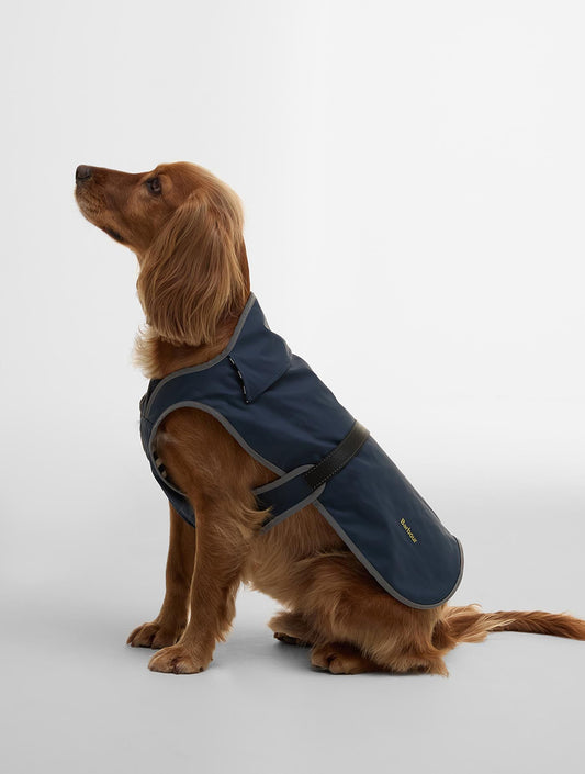Evie Waterproof Dog Coat - Dark Navy (hover)