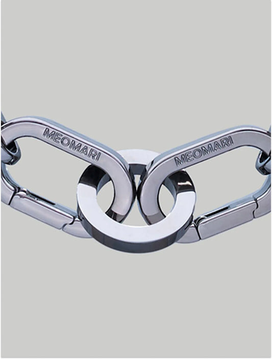 Luxury Dog Collar In Braided - Ruthenium (hover)