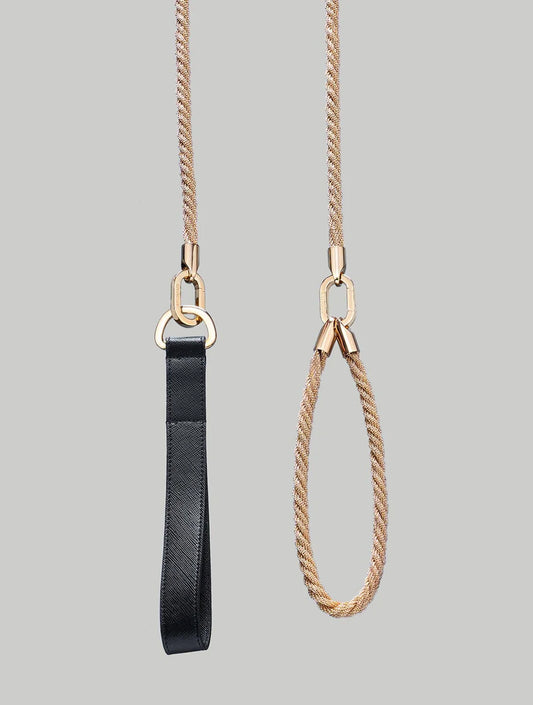 Luxury Dog Leash In Braided - Gold (hover)