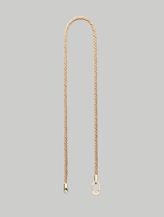 Luxury Dog Leash In Braided - Gold