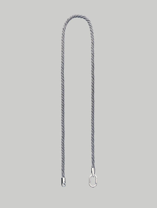 Luxury Dog Leash In Braided - Palladium