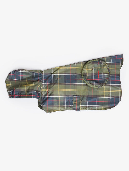 Packable Tartan Dog Coat
