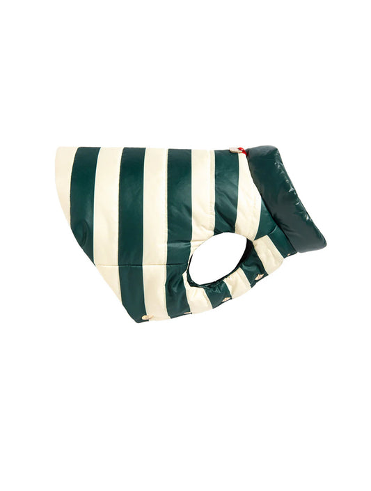 Boom Gilet - Green and White