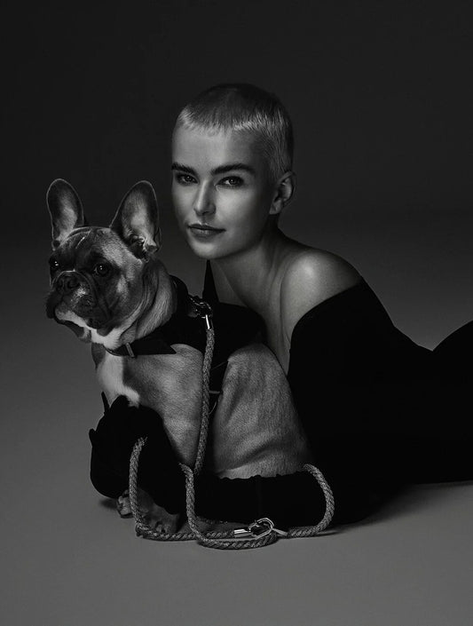 Luxury Dog Leash In Braided - Ruthenium (hover)