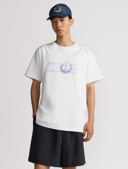 DIOR AND HYLTON NEL T-Shirt, Relaxed Fit - White (hover)