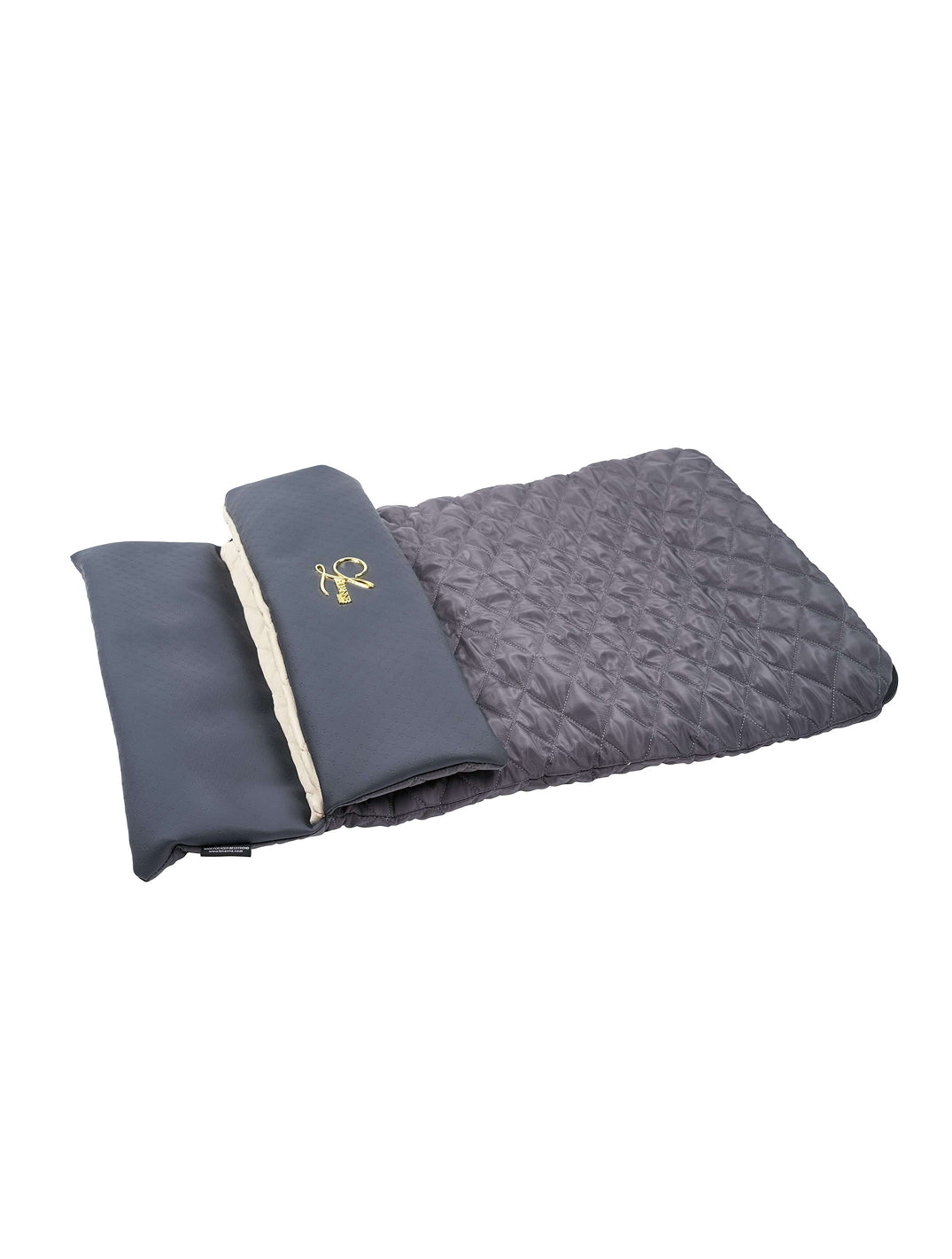 Luxury Dog Sleeping Mat/ Charcoal Beige
