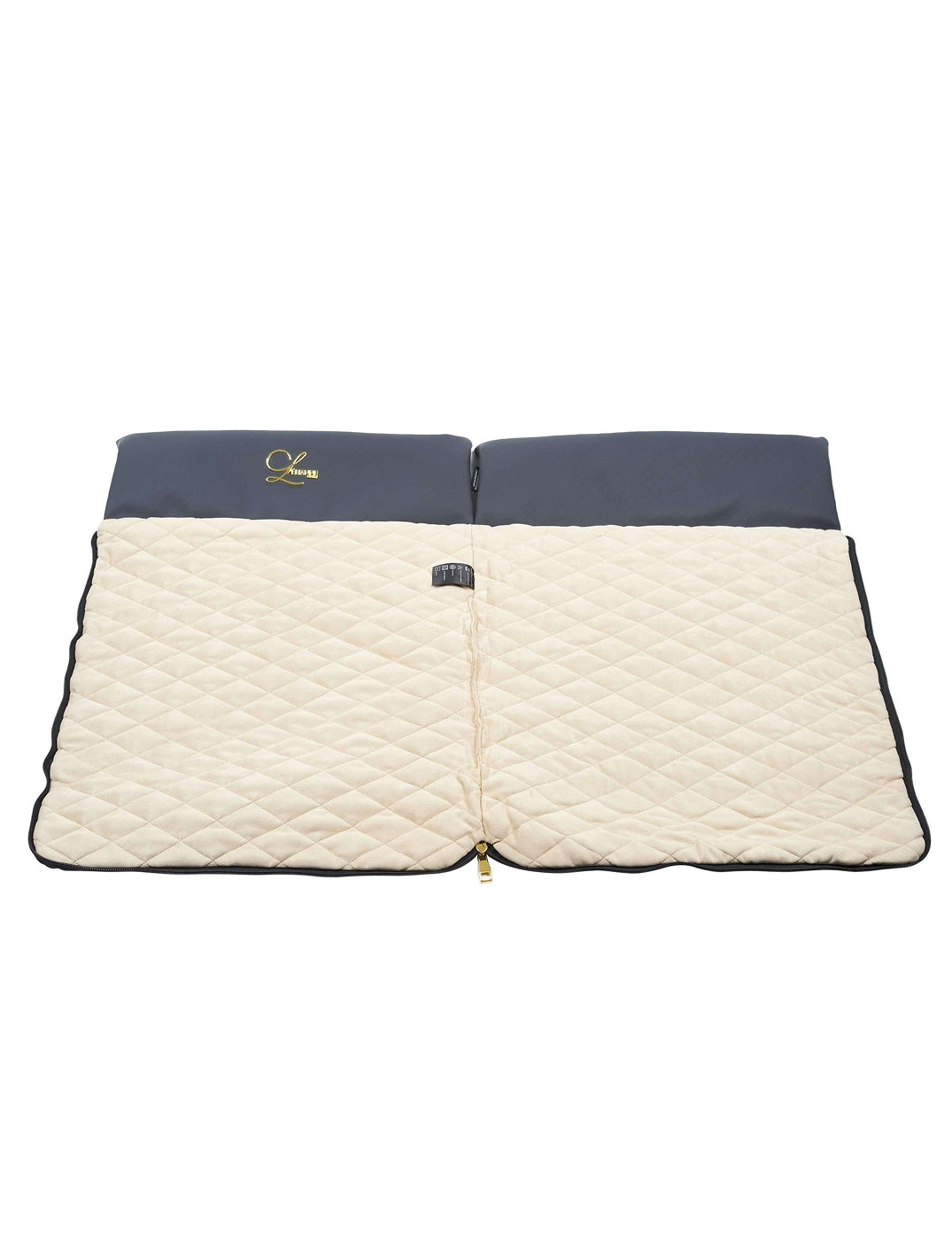 Luxury Dog Sleeping Mat/ Charcoal Beige