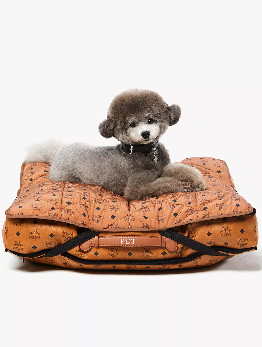 Packable Pet Bed In Quilted Monogram Nylon