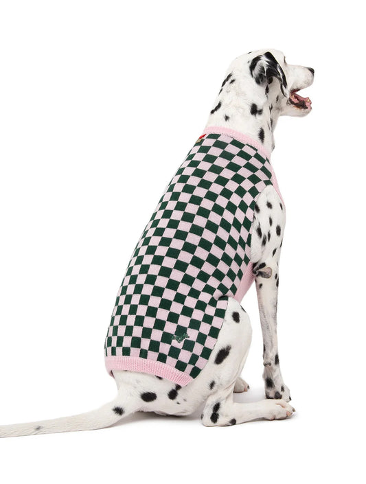 Soul Sweater - Pink and Dark Green (hover)