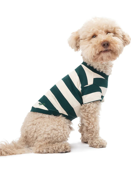 Calypso T-Shirt - Green and White (hover)