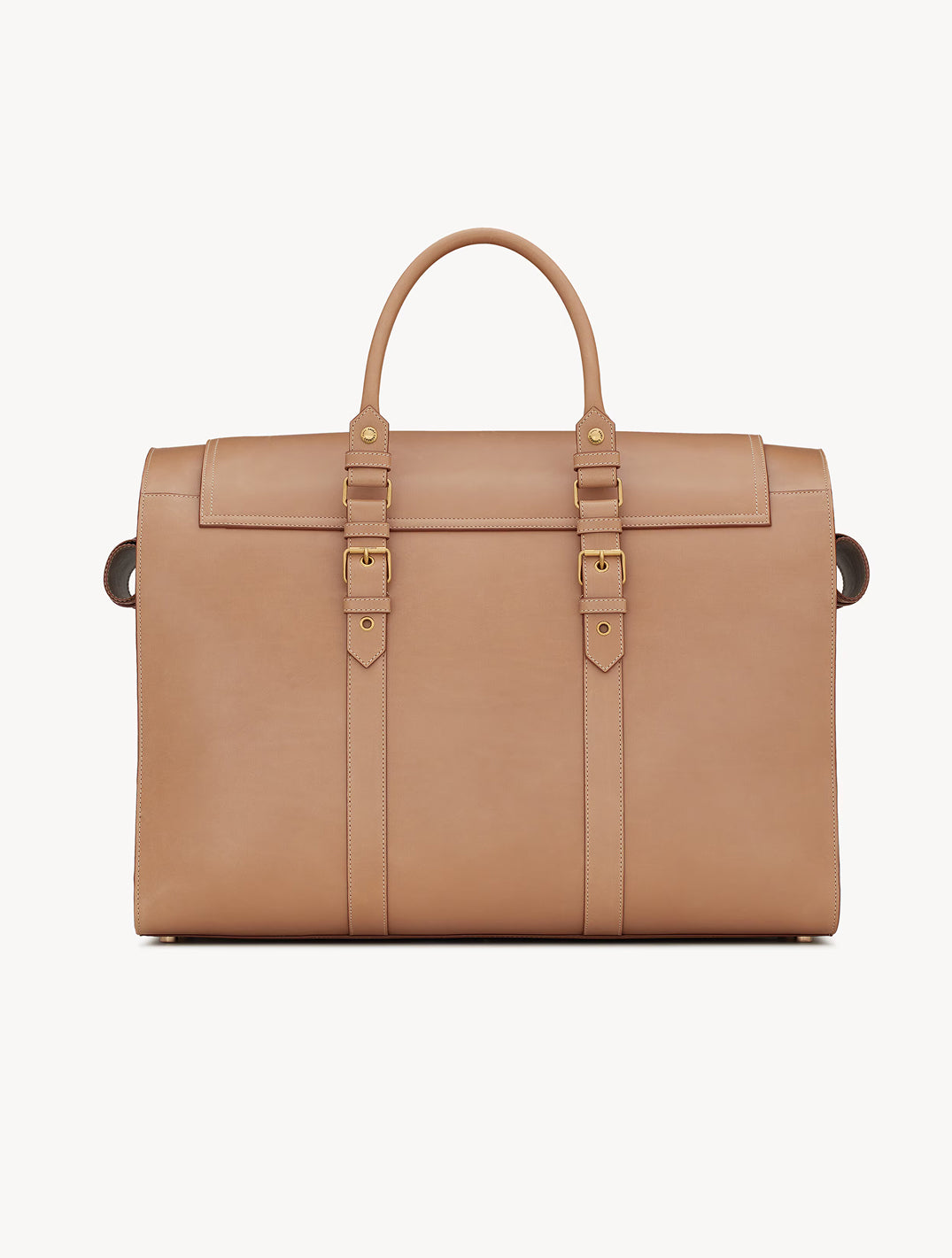 Pet Carrier Bag in Vegetable- Tanned Leather