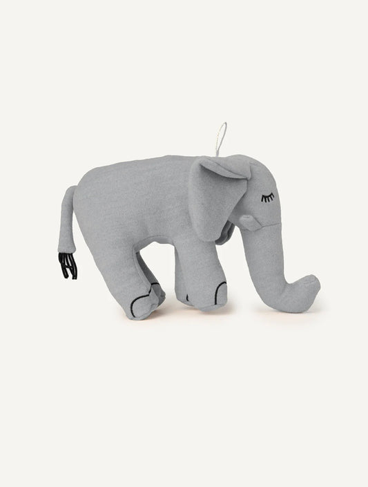 Elsie Elephant Plush Toy - Heather Grey