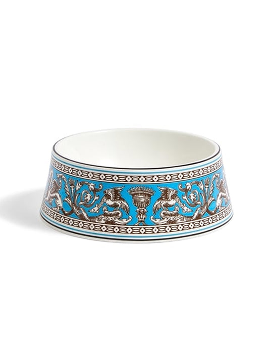 Florentine Pet Bowl - Turquoise
