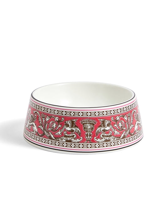 Florentine Pet Bowl - Fuchsia