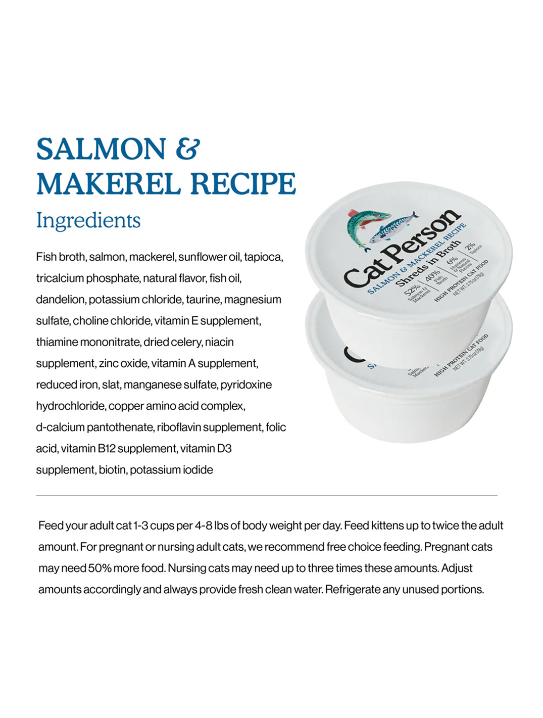 Salmon & Mackerel Shreds in Broth