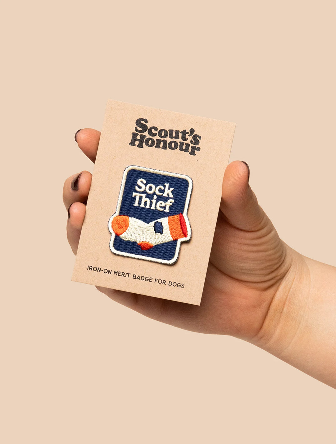 Sock Thief Iron-On Patch
