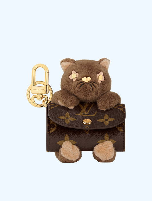 LV Cute Cat Pouch Earphone Case
