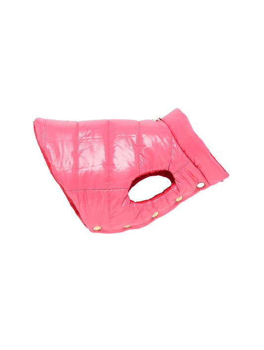 Double Face Coat - Pink and Red