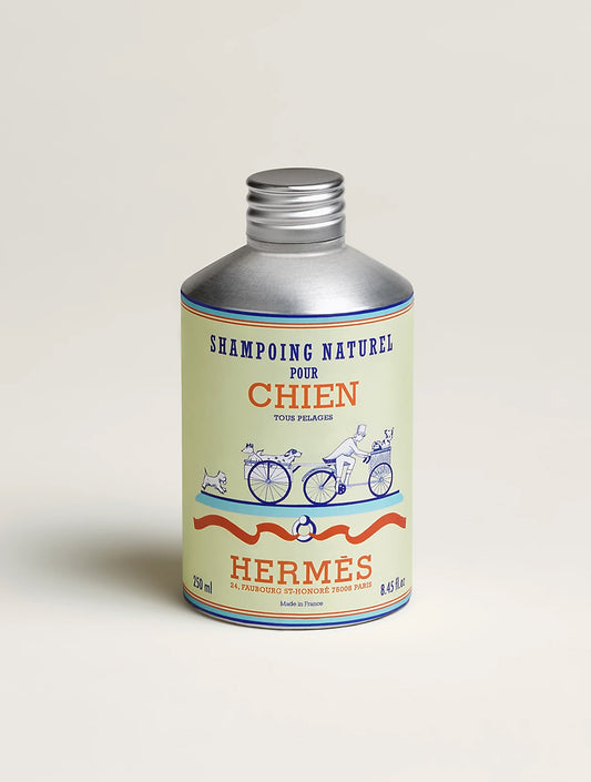 Natural dog shampoo, certified by Ecocert