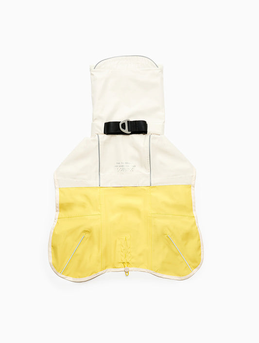 Venture Rain Jacket - Yellow & Cream