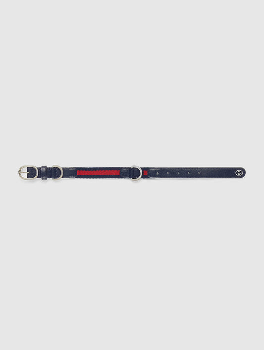 Small/Medium Pet Collar - Blue and Red (hover)