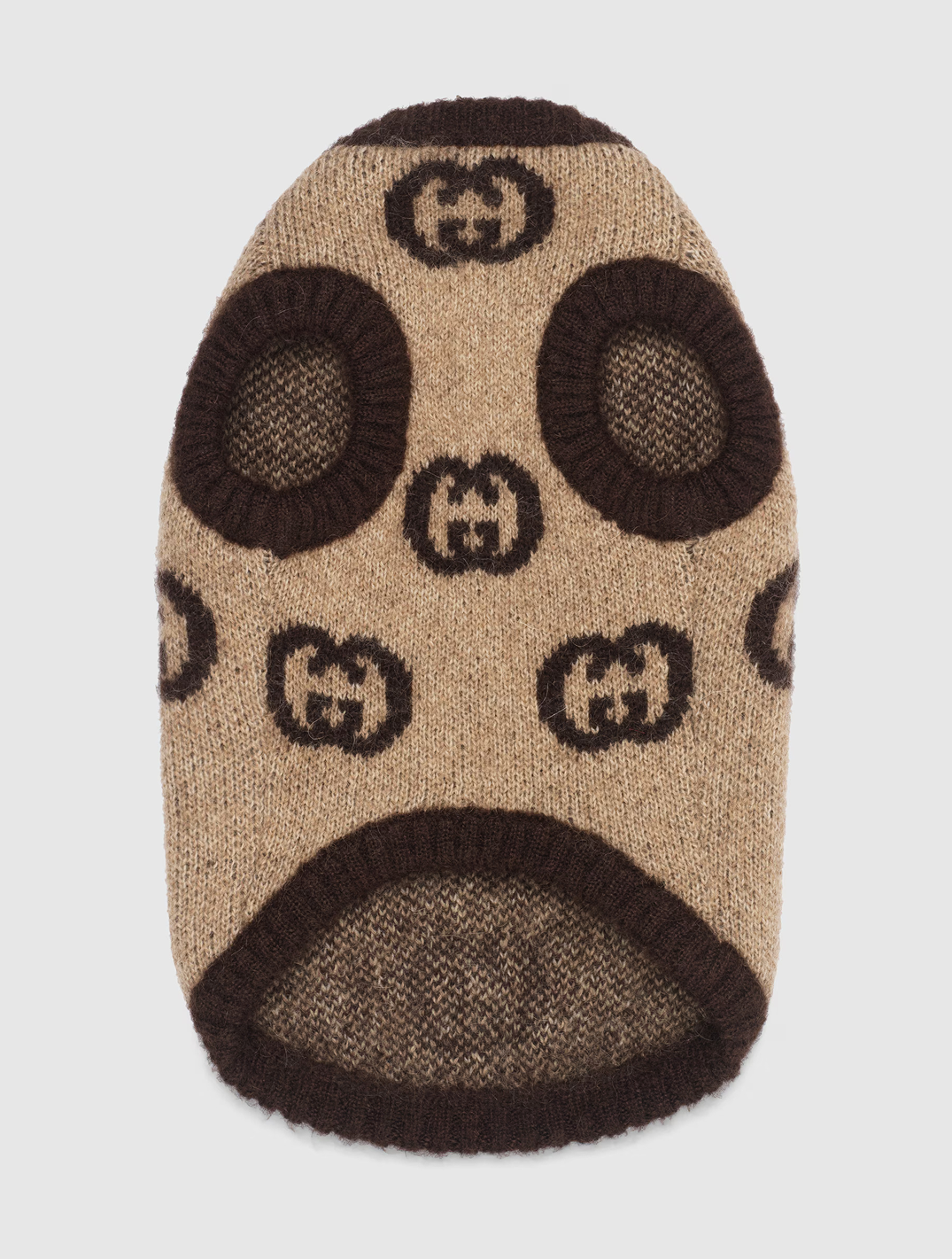 Pet Wool Blend Sweater with Interlocking G
