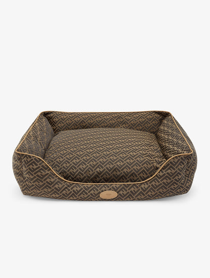 Large FF Jacquard Dog Bed
