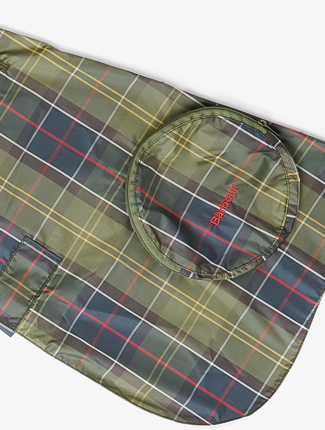 Packable Tartan Dog Coat