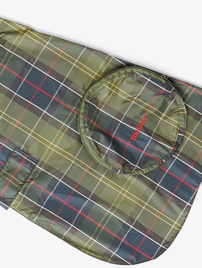 Packable Tartan Dog Coat