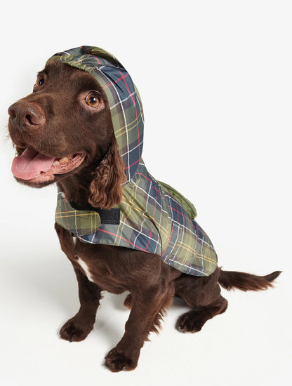 Packable Tartan Dog Coat
