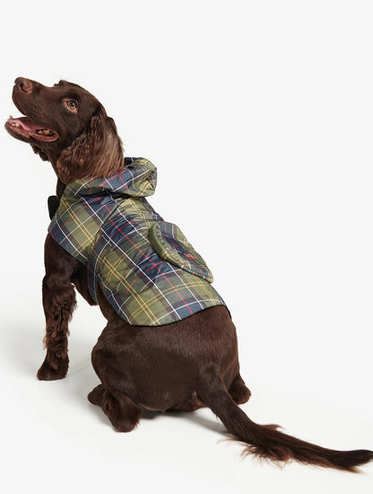 Packable Tartan Dog Coat