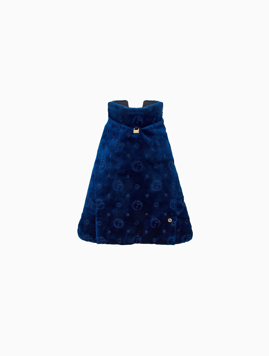 Poldo X Giorgio Armani Coat in Monogram Jacquard Velvet