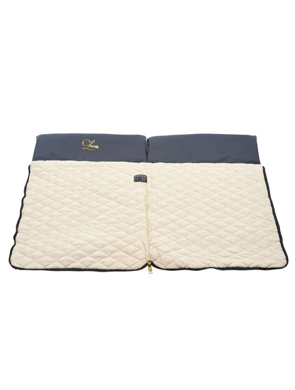 Luxury Dog Sleeping Mat/ Charcoal Beige