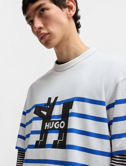 Cotton-Jersey Loose-Fit T-Shirt With Dog Logo
