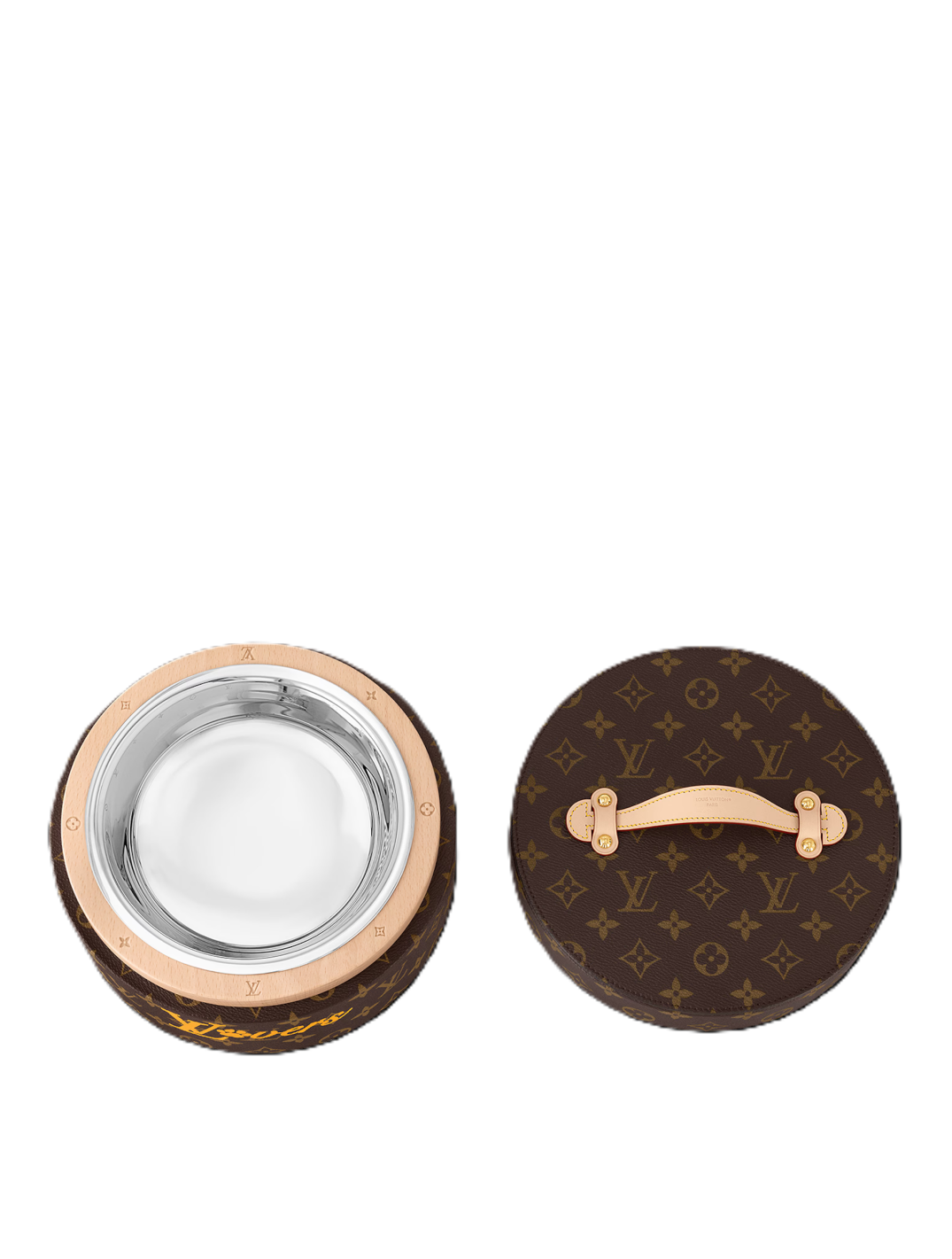 Monogram Canvas Dog Bowl